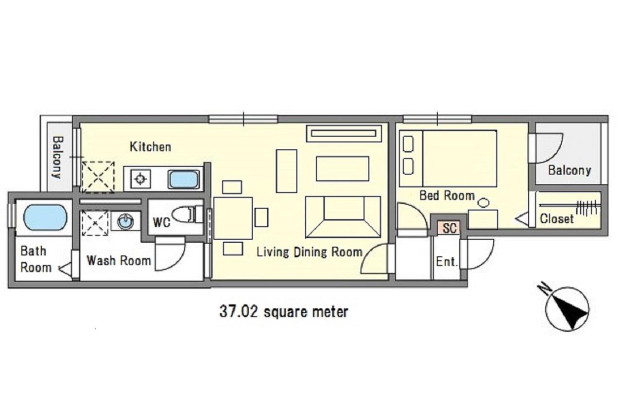 Forest Terrace Tenjinminami Fukuoka  Ngoại thất bức ảnh